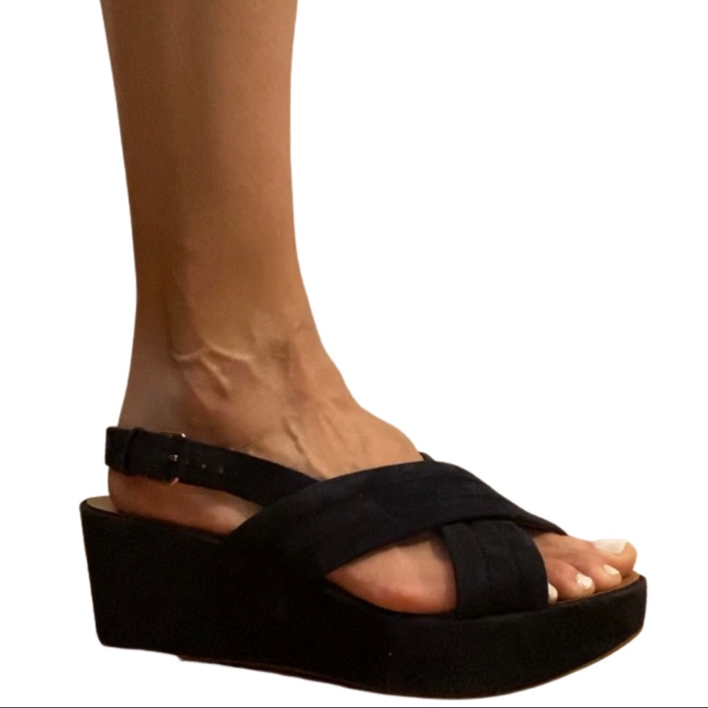 J Crew platform sandals